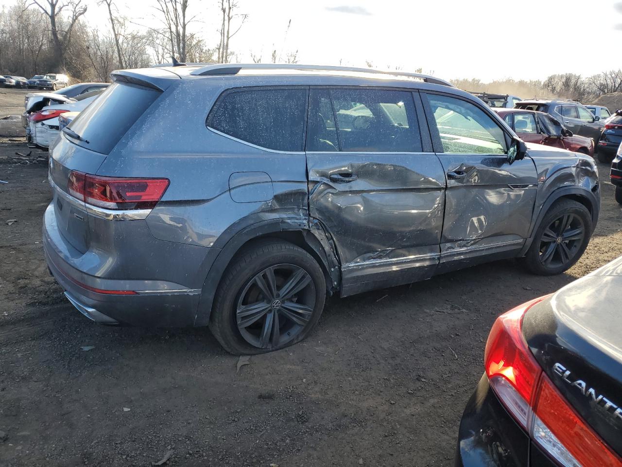 2022 VOLKSWAGEN ATLAS SEL R-LINE VIN:1V2AR2CA1NC517564