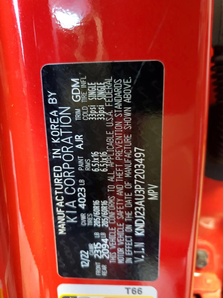 2023 KIA SOUL LX VIN:KNDJ23AU3P7203497