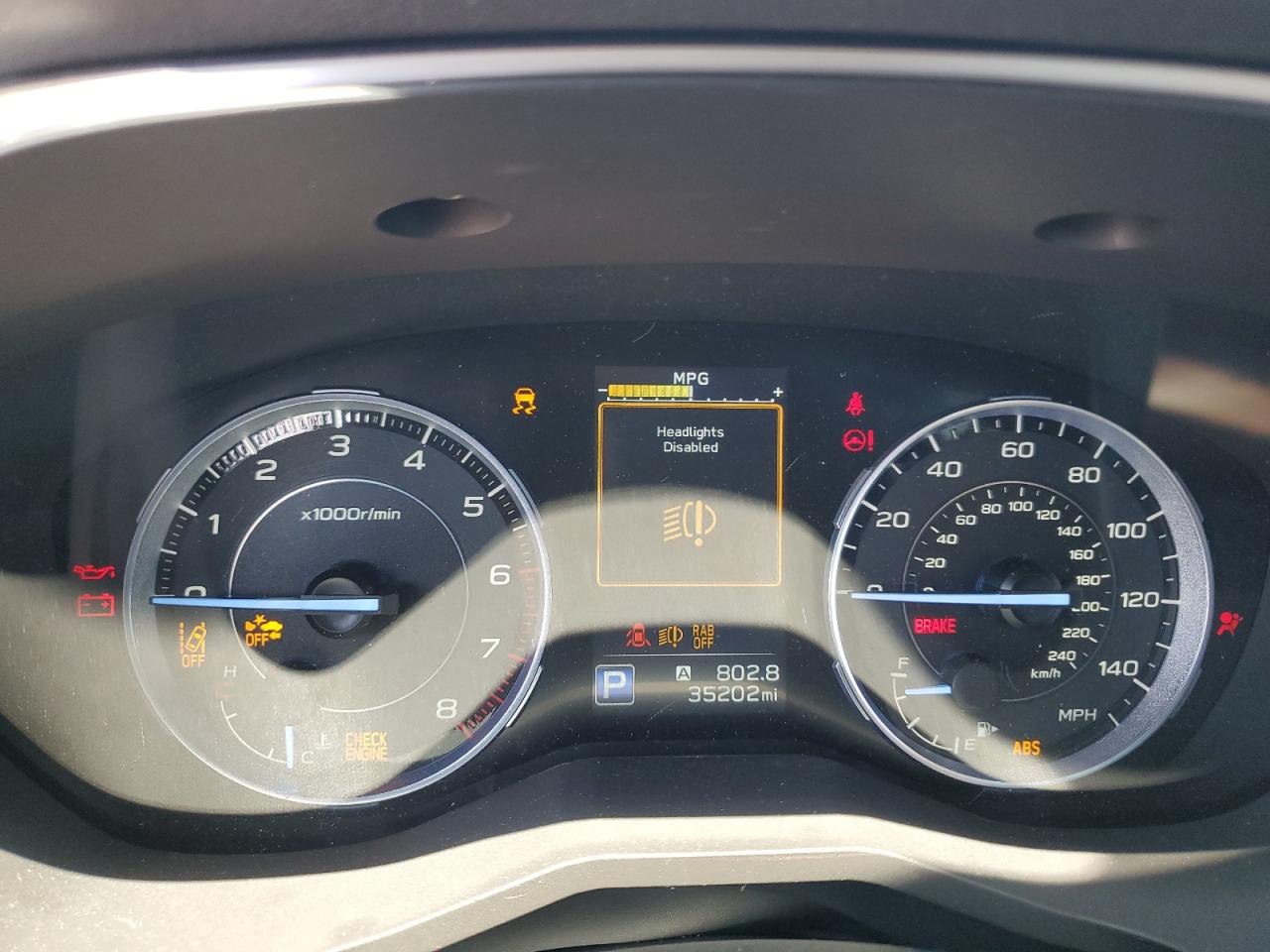 2022 SUBARU ASCENT TOURING VIN:4S4WMARD8N3415739