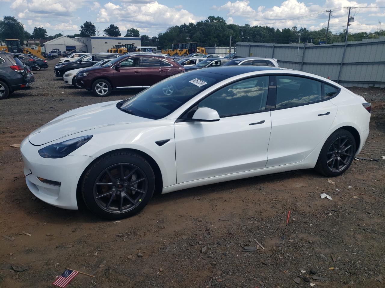 2022 TESLA MODEL 3  VIN:5YJ3E1EBXNF207681