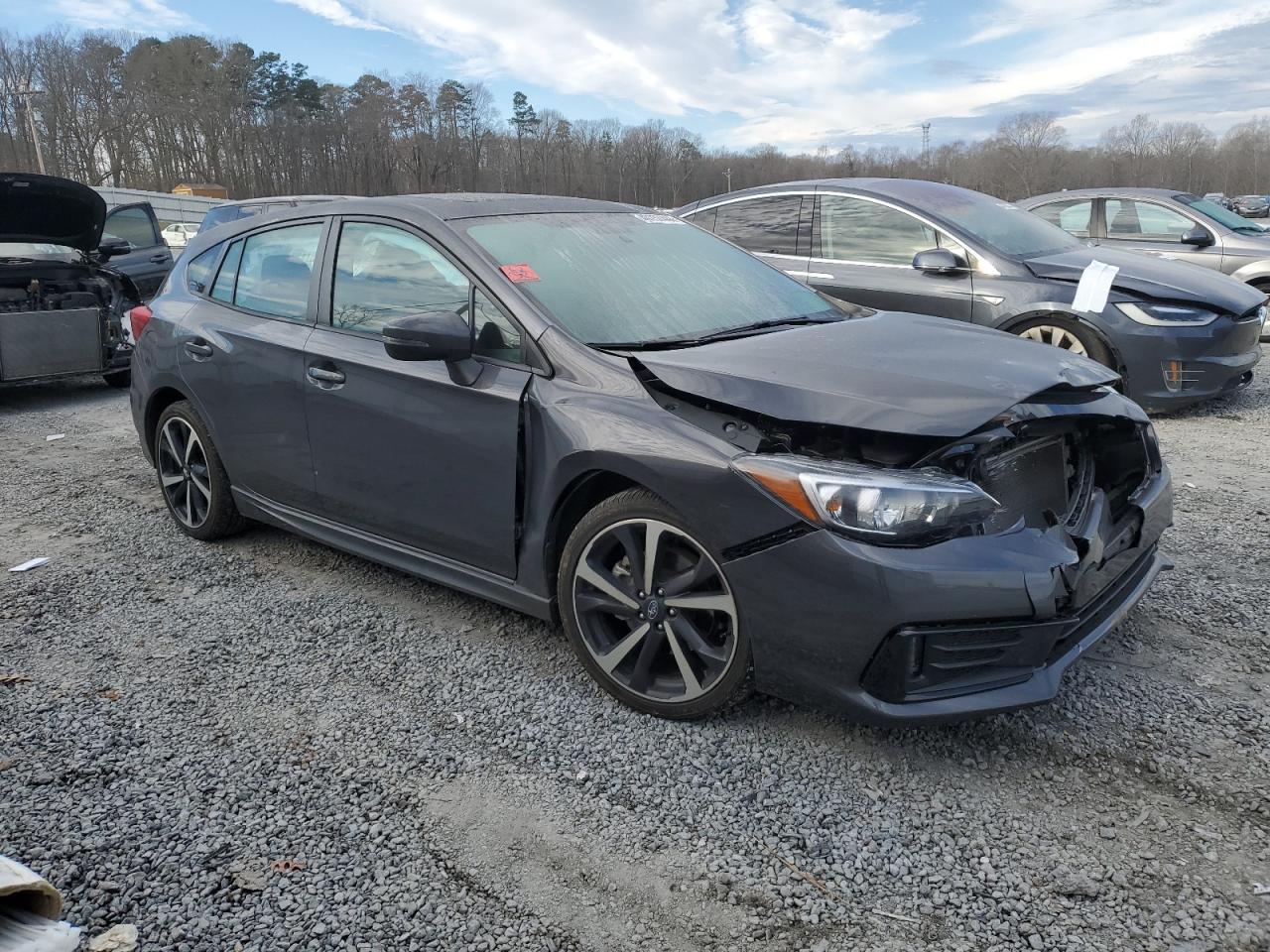 2022 SUBARU IMPREZA SPORT VIN:4S3GTAM61N3703929