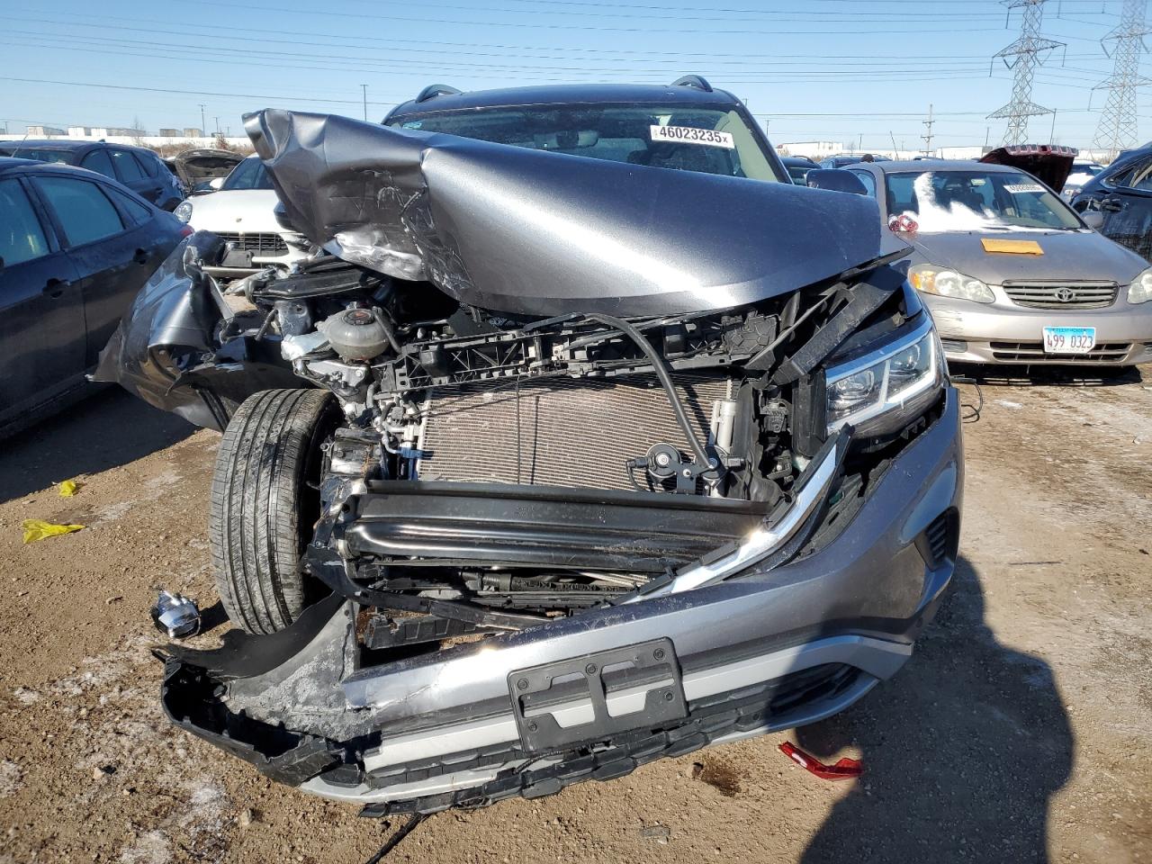 2023 VOLKSWAGEN ATLAS SE VIN:1V2KP2CA4PC527695