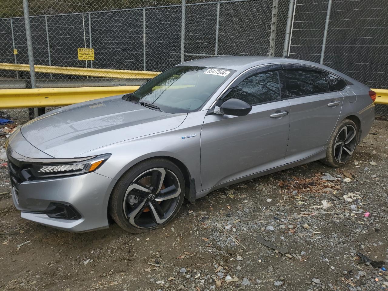 2022 HONDA ACCORD HYBRID SPORT VIN:1HGCV3F29NA042713