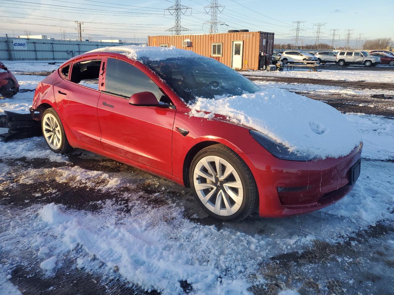 2022 TESLA MODEL 3  VIN:5YJ3E1EAXNF288365