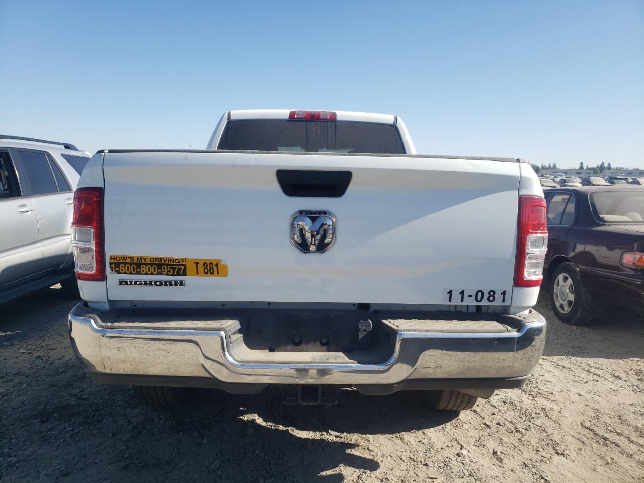 2023 RAM 2500 BIG HORN VIN:3C6UR4DL7PG631022