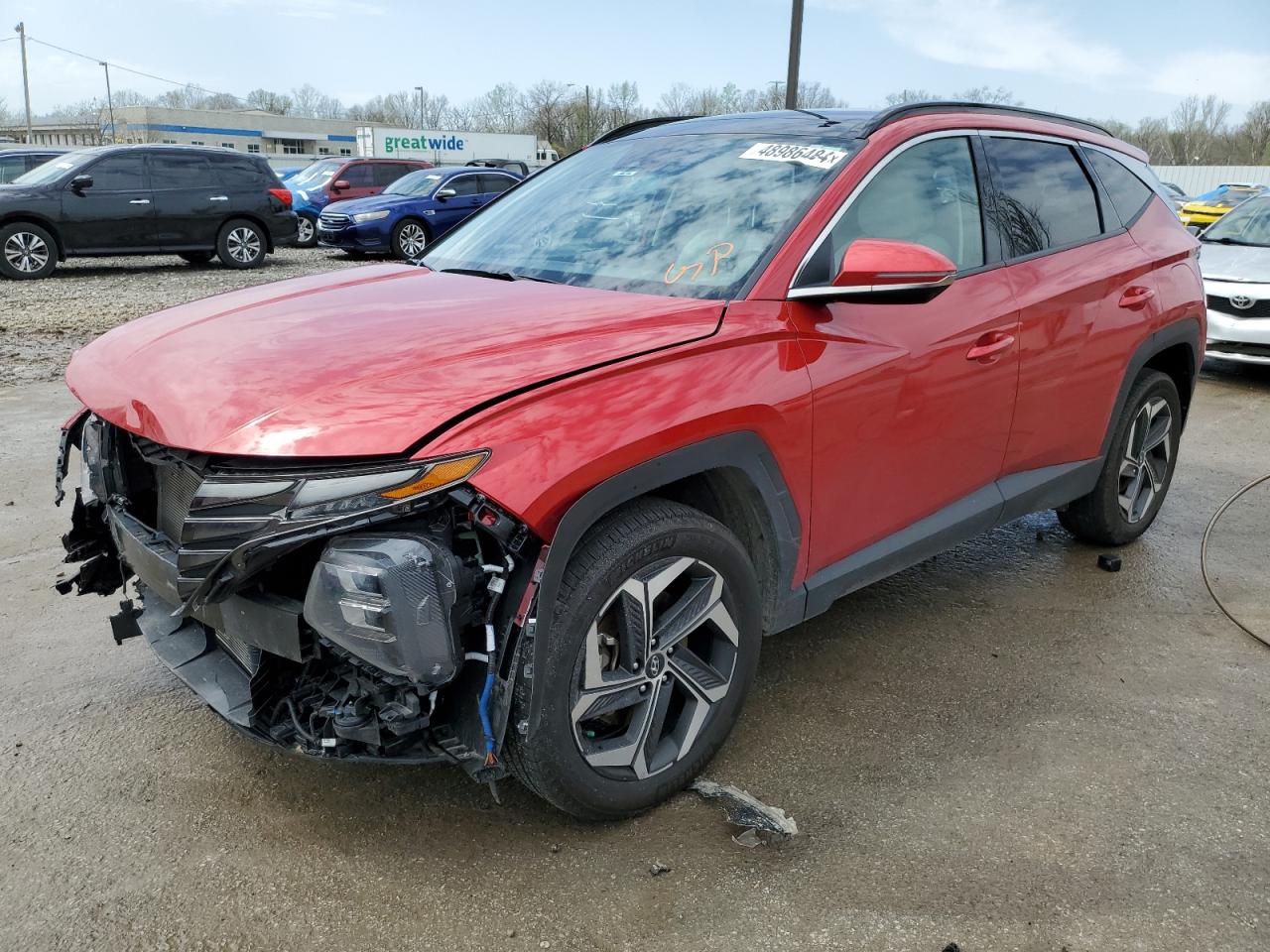 2022 HYUNDAI TUCSON LIMITED VIN:5NMJECAE2NH110217