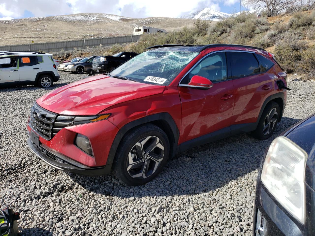 2022 HYUNDAI TUCSON LIMITED VIN:5NMJECAE6NH111936