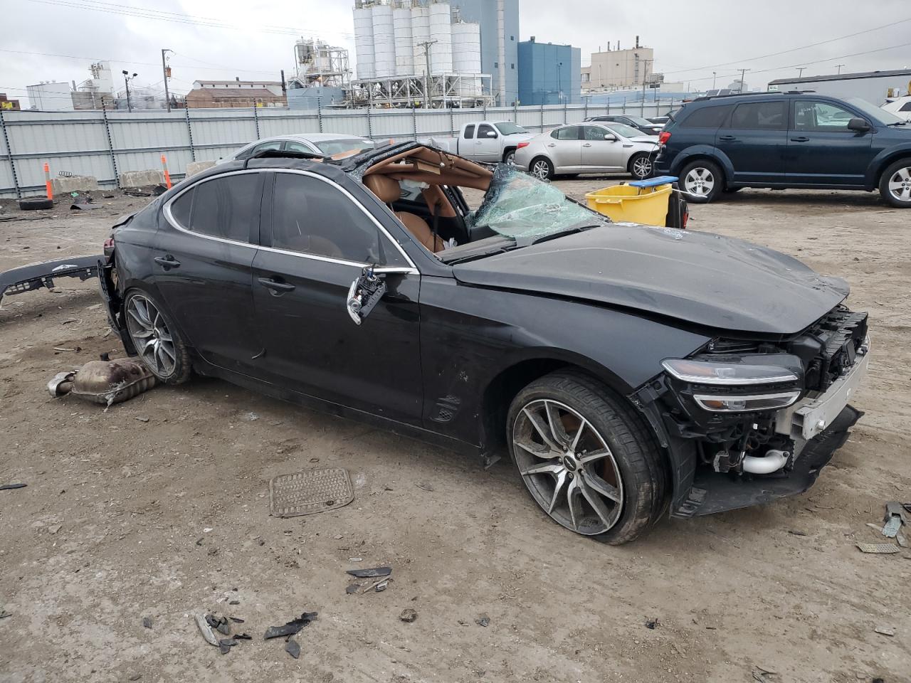 2022 GENESIS G70 BASE VIN:KMTG34TAXNU098277