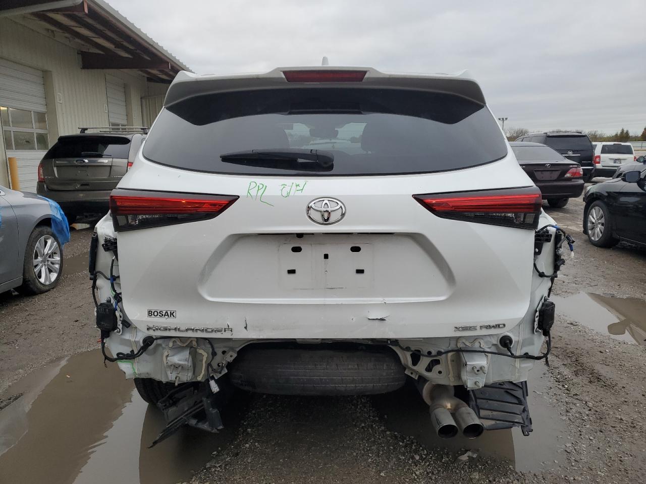 2022 TOYOTA HIGHLANDER XSE VIN:5TDJZRBH3NS211327