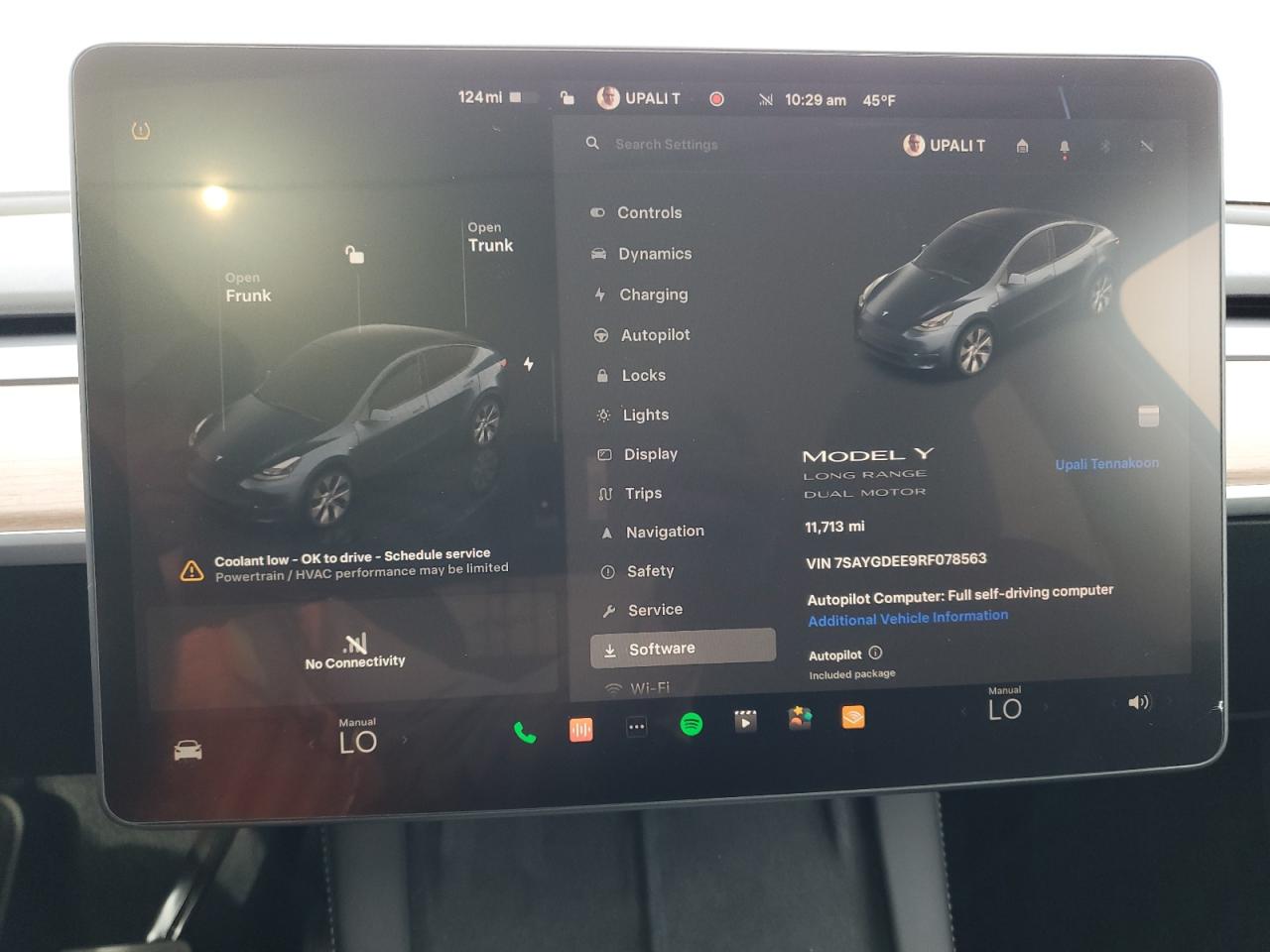 2024 TESLA MODEL Y  VIN:7SAYGDEE9RF078563