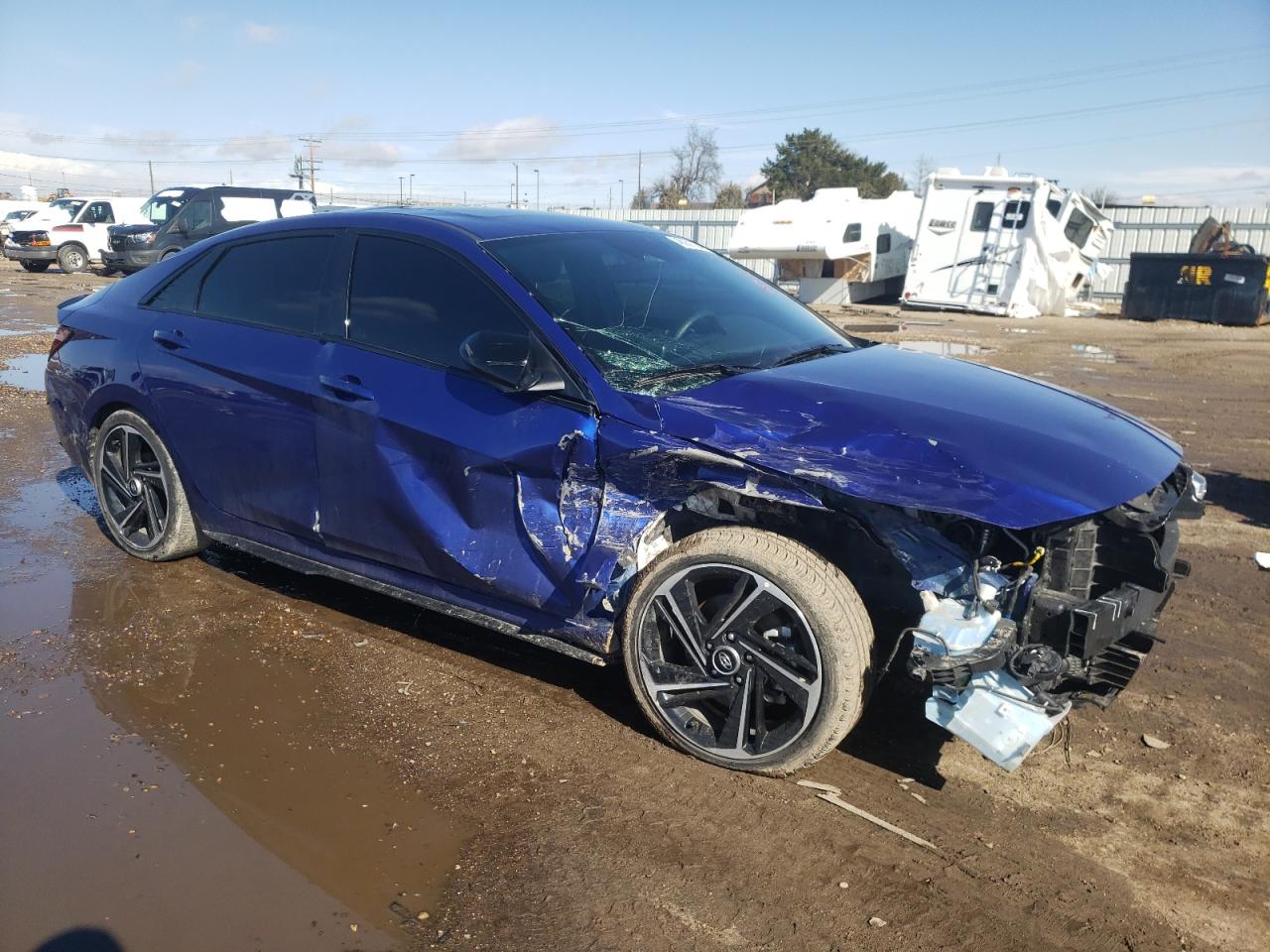 2022 HYUNDAI ELANTRA N LINE VIN:KMHLR4AF7NU218414
