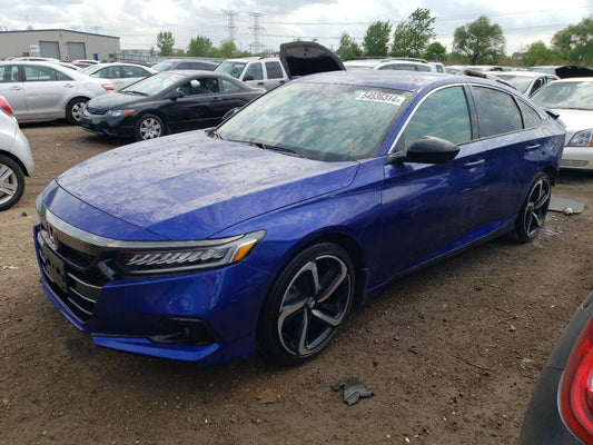 2022 HONDA ACCORD SPORT VIN:1HGCV1F37NA077117