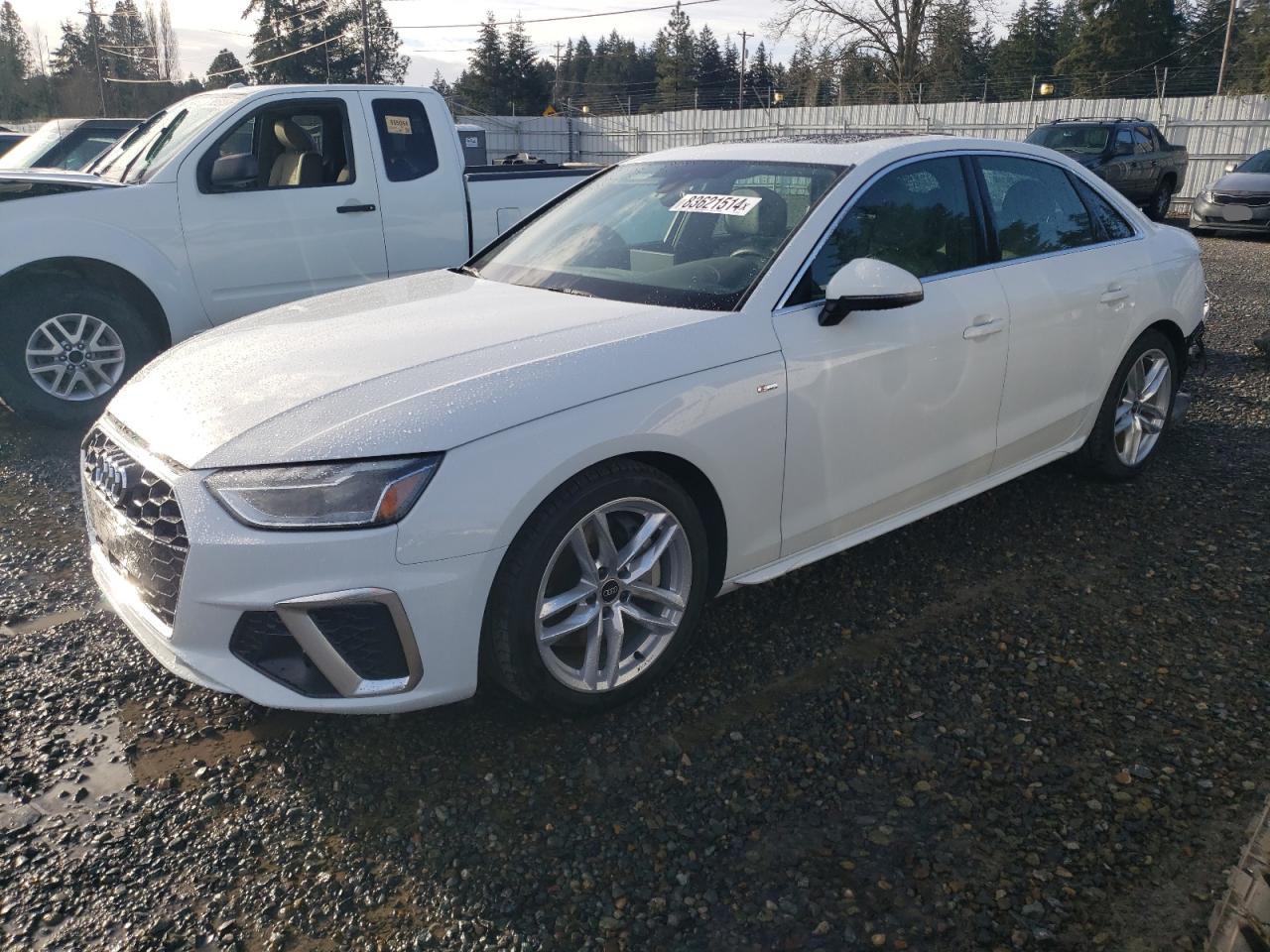 2023 AUDI A4 PREMIUM PLUS 45 VIN:WAUEAAF41PN015054