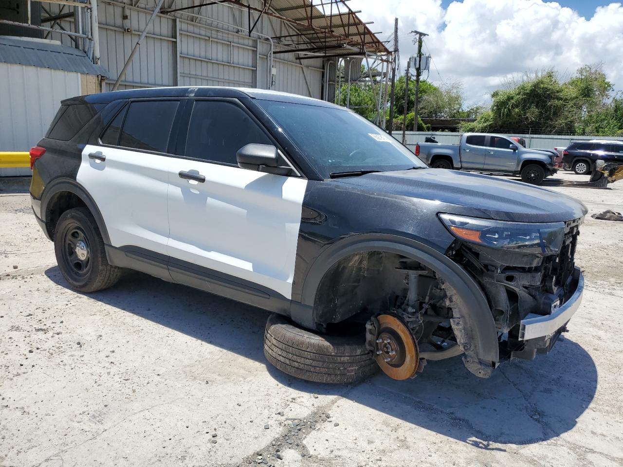 2022 FORD EXPLORER POLICE INTERCEPTOR VIN:1FM5K8AB8NGA47995