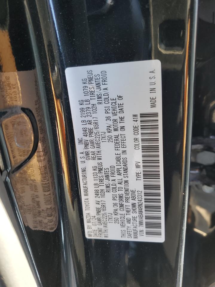 2024 MAZDA CX-50 SELECT VIN:7MMVABAM4RN243312