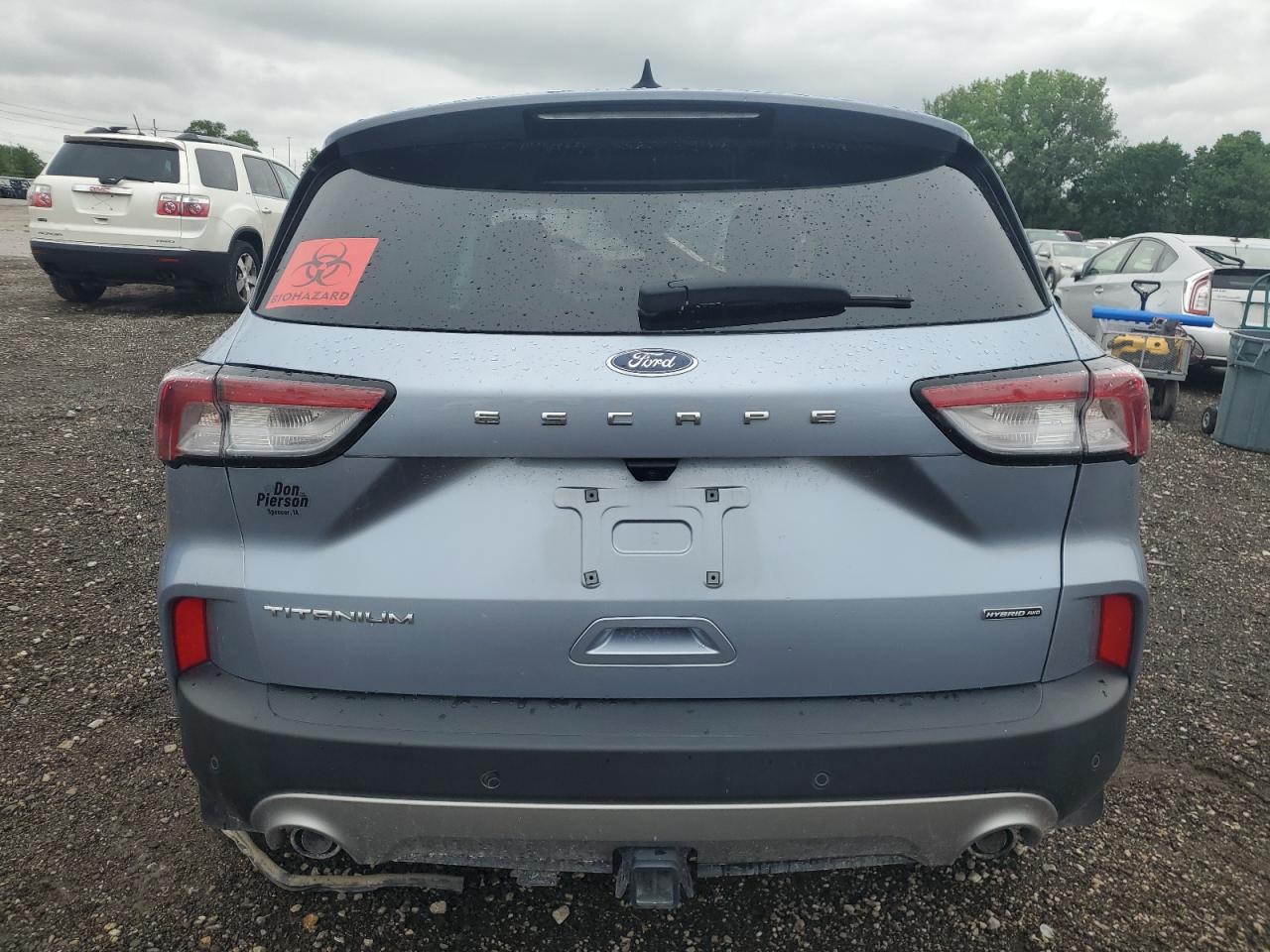 2022 FORD ESCAPE TITANIUM VIN:1FMCU9DZ2NUA59948