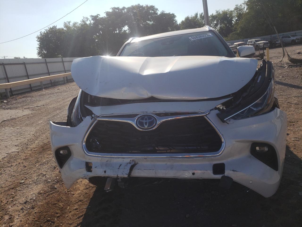 2022 TOYOTA HIGHLANDER HYBRID LIMITED VIN:5TDXBRCH3NS558847