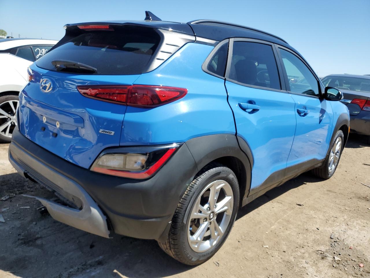 2022 HYUNDAI KONA SEL VIN:KM8K6CAB9NU888767