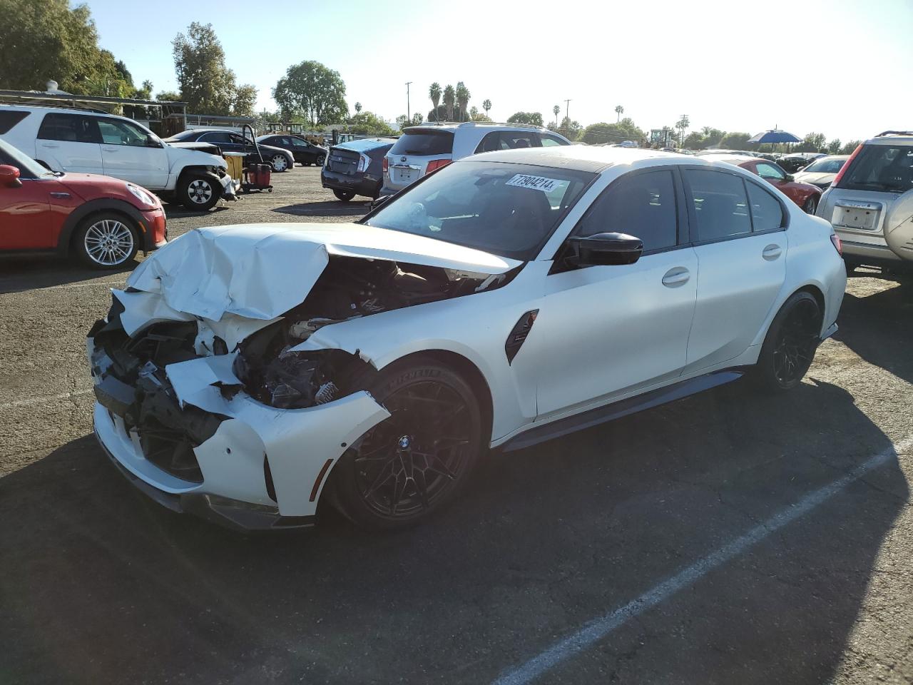 2022 BMW M3 COMPETITION VIN:WBS33AY03NFL72105