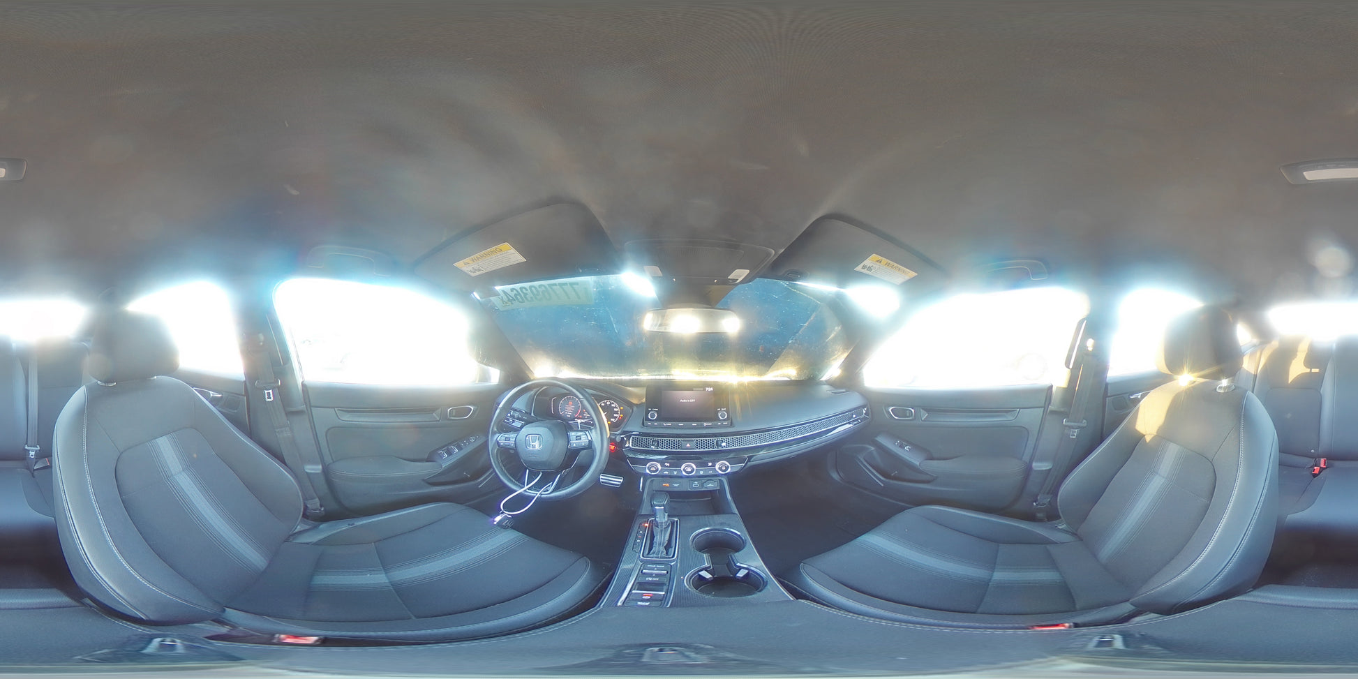 2022 HONDA CIVIC SPORT VIN:2HGFE2F56NH531184