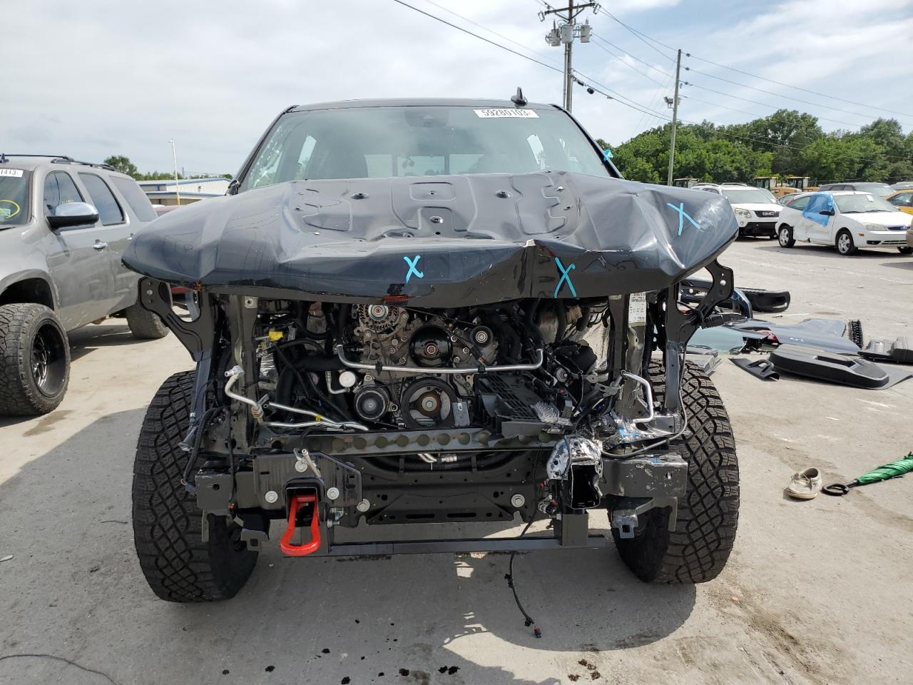 2023 CHEVROLET SILVERADO K1500 ZR2 VIN:3GCUDHEL7PG152354