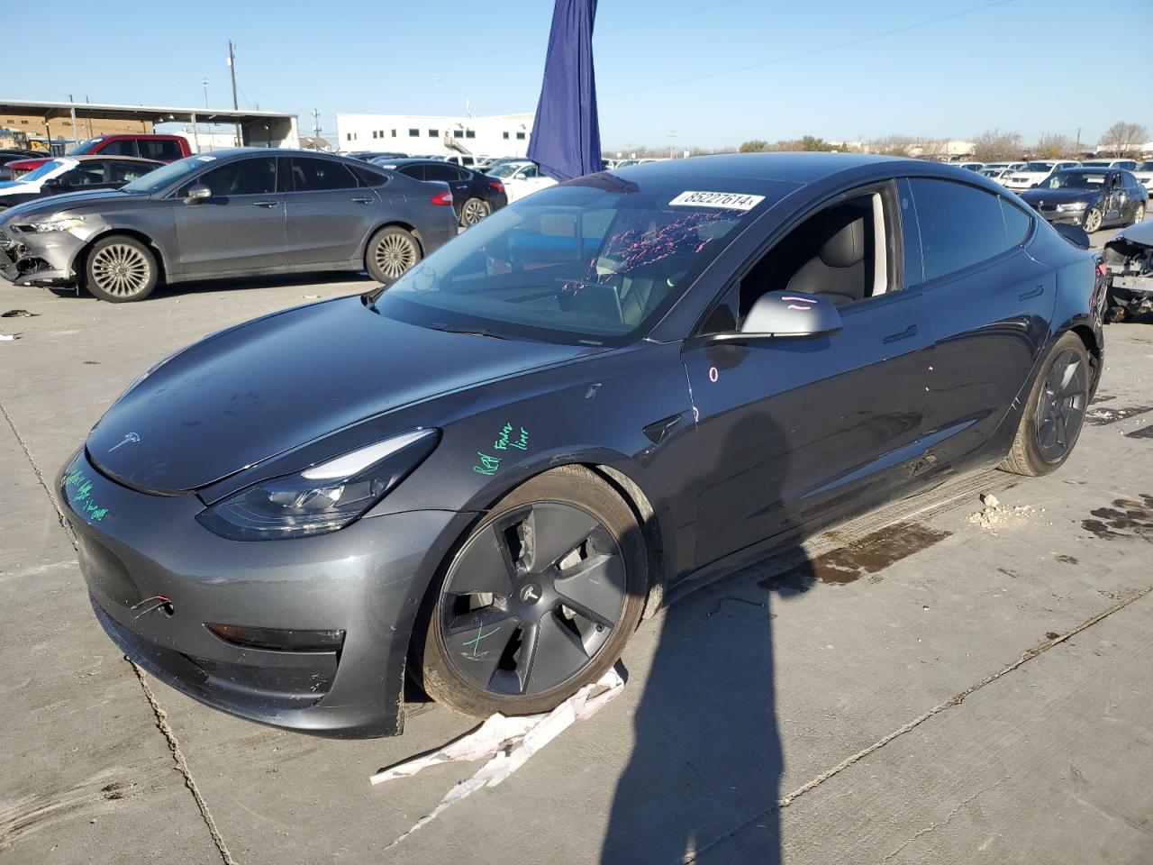 2022 TESLA MODEL 3  VIN:5YJ3E1EB8NF157122