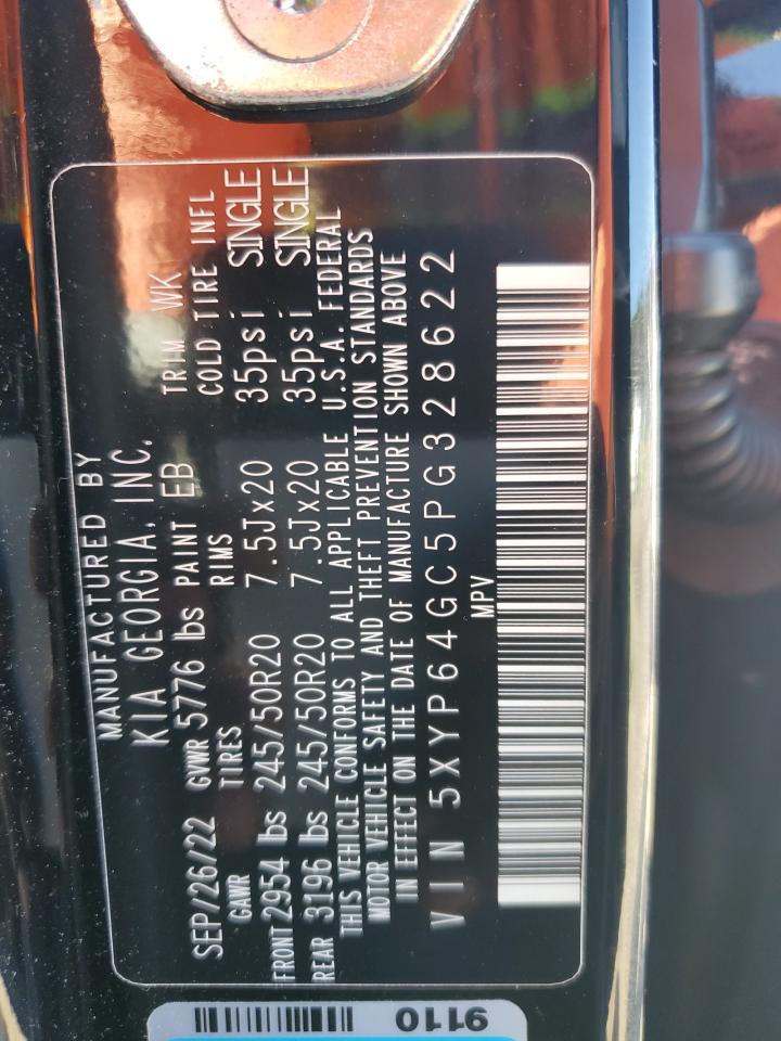2023 KIA TELLURIDE S VIN:5XYP64GC5PG328622