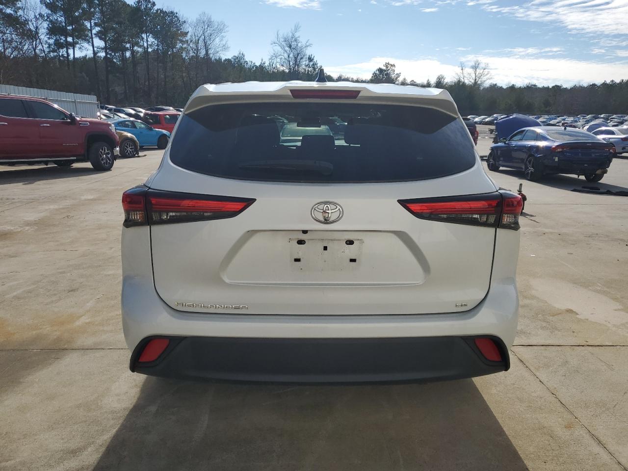 2022 TOYOTA HIGHLANDER L VIN:5TDZZRAH3NS104282