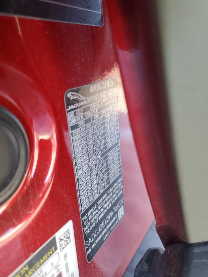 2023 JAGUAR F-PACE S VIN:SADCJ2EX2PA705032