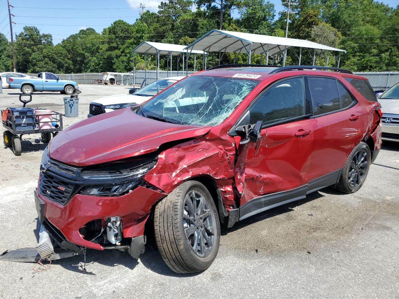 2024 CHEVROLET EQUINOX RS VIN:3GNAXMEG3RL114188