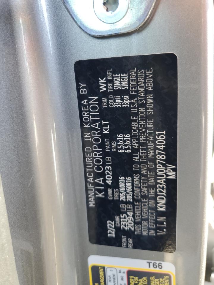 2023 KIA SOUL LX VIN:KNDJ23AU0P7874061