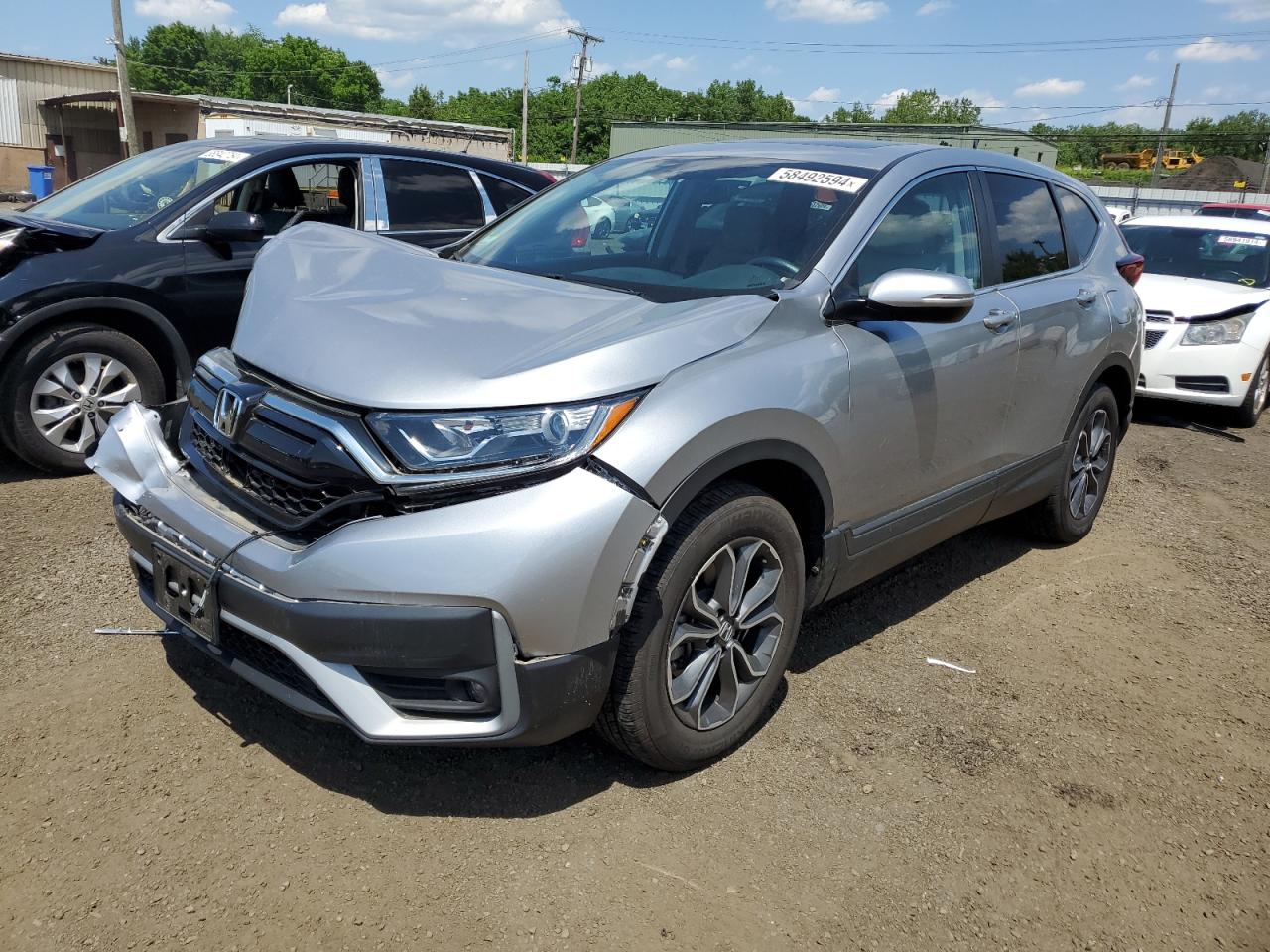 2022 HONDA CR-V EX VIN:2HKRW2H54NH659436