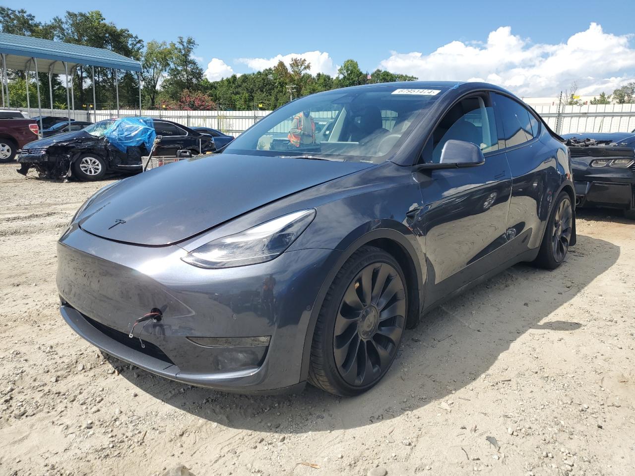 2022 TESLA MODEL Y  VIN:7SAYGDEF0NF401045