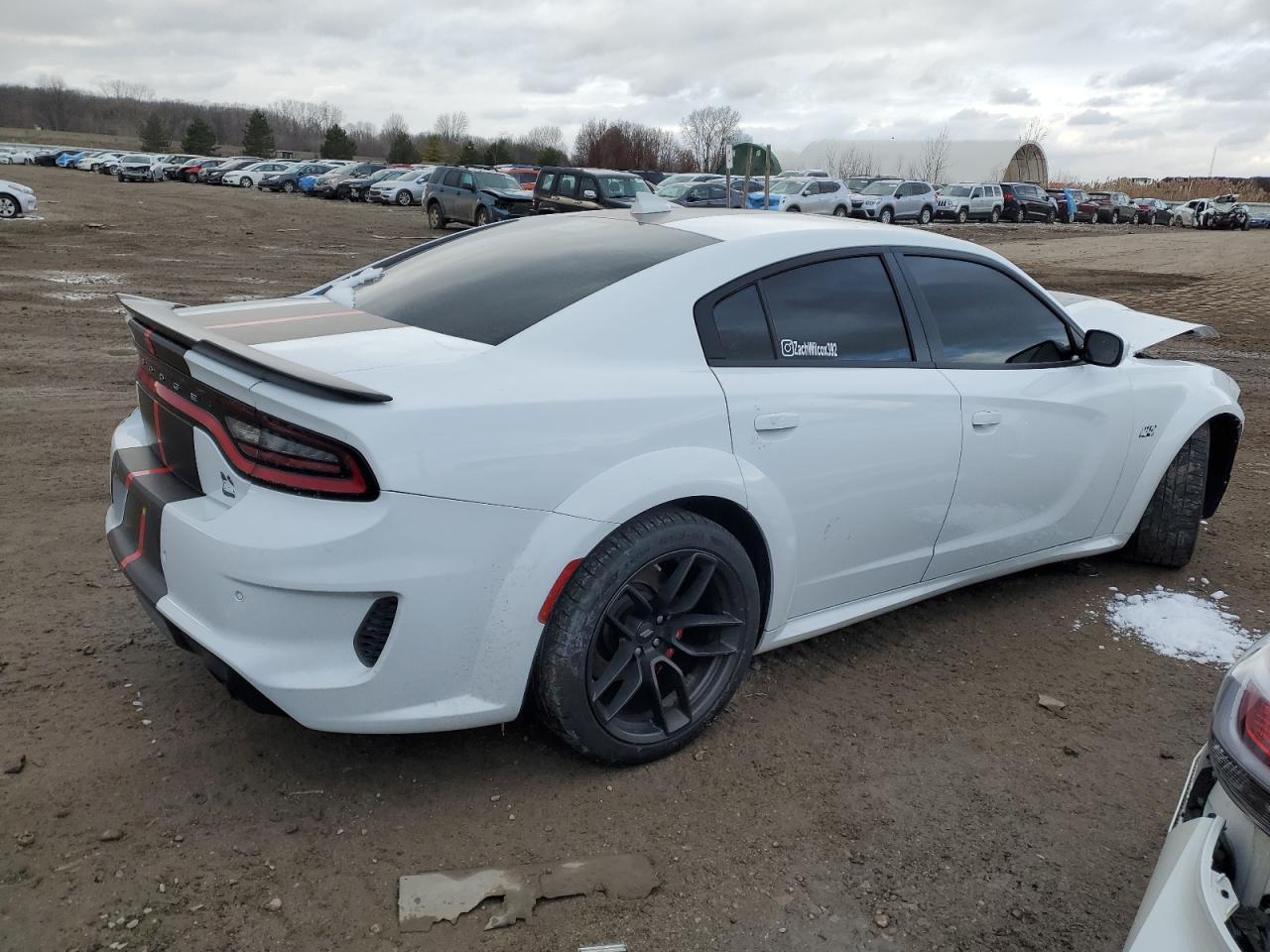 2022 DODGE CHARGER SCAT PACK VIN:2C3CDXGJ4NH142545