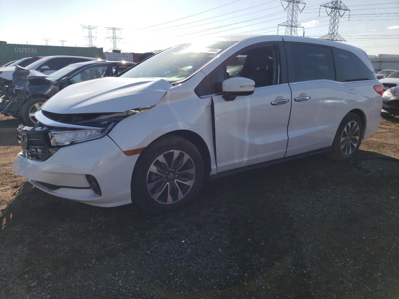 2022 HONDA ODYSSEY EXL VIN:5FNRL6H76NB019793