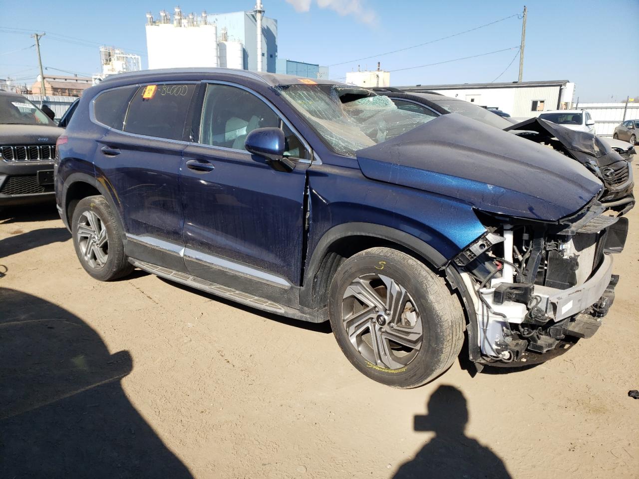 2022 HYUNDAI SANTA FE SEL VIN:5NMS24AJ9NH419750