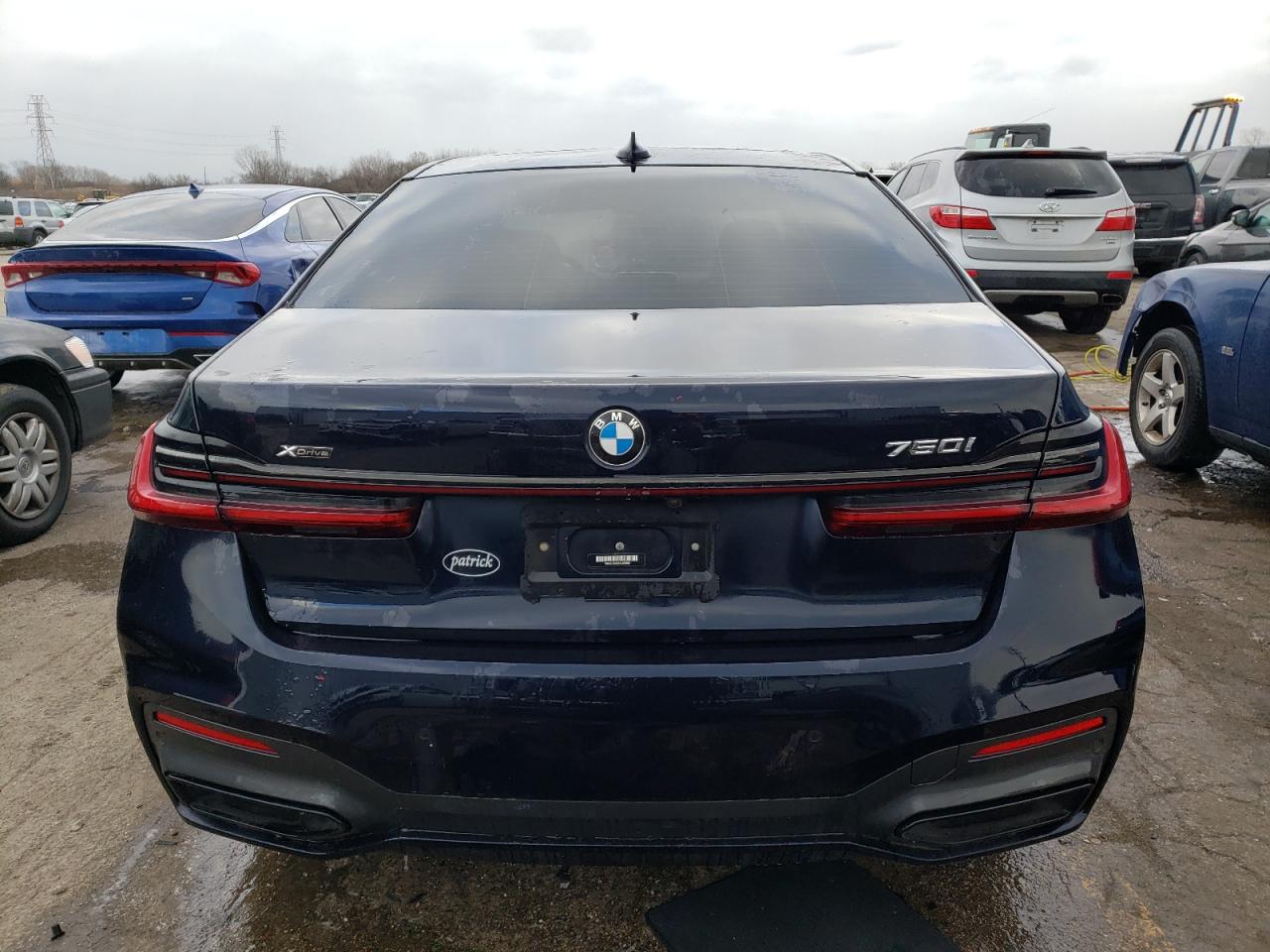 2022 BMW 750 XI VIN:WBA7U2C02NCJ43965