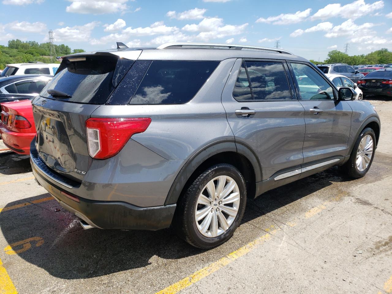 2022 FORD EXPLORER LIMITED VIN:1FMSK8FH8NGA43767