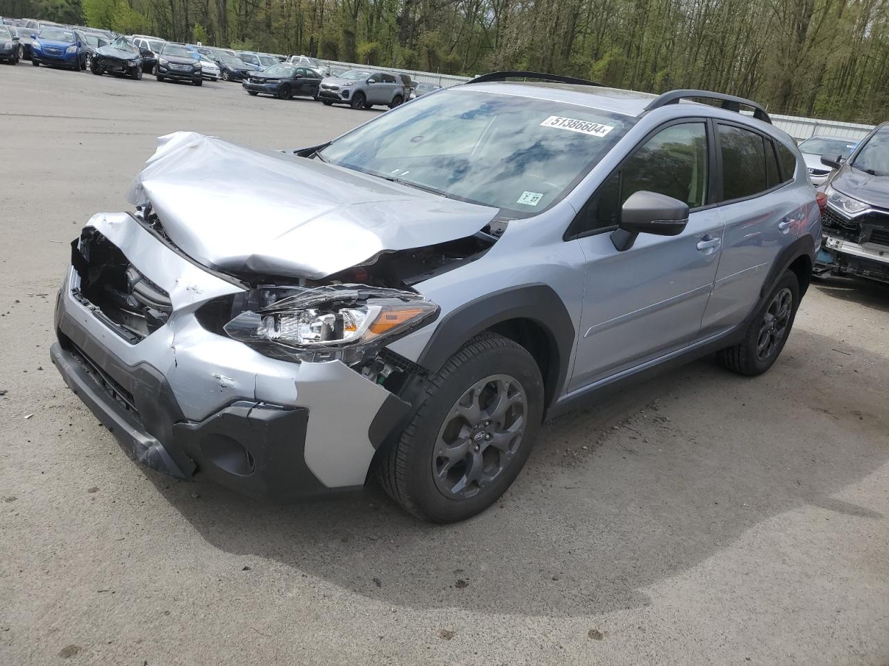 2022 SUBARU CROSSTREK SPORT VIN:JF2GTHSC5NH283355