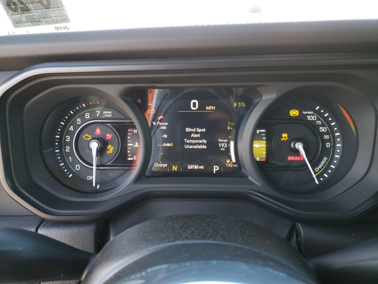 2024 JEEP WRANGLER HIGH ALTITUDE 4XE VIN:1G4HD572X6U173159