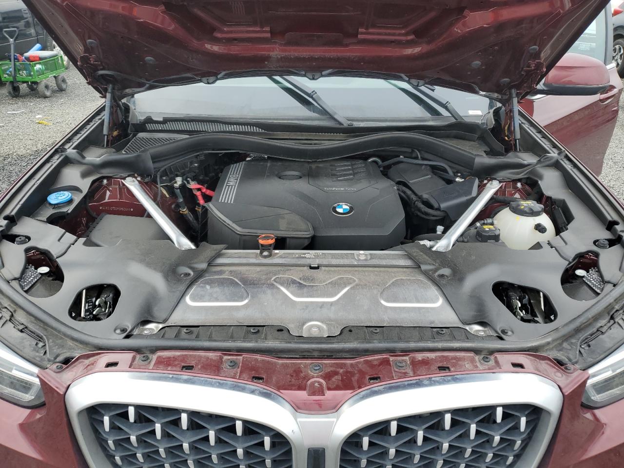 2023 BMW X4 XDRIVE30I VIN:5UX33DT03P9P62444