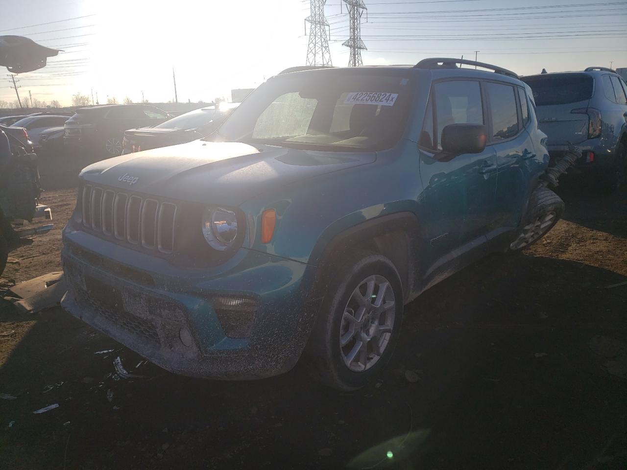 2022 JEEP RENEGADE LATITUDE VIN:ZACNJDB18NPN62923