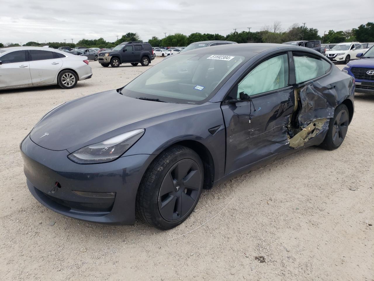 2022 TESLA MODEL 3  VIN:5YJ3E1EB1NF173758