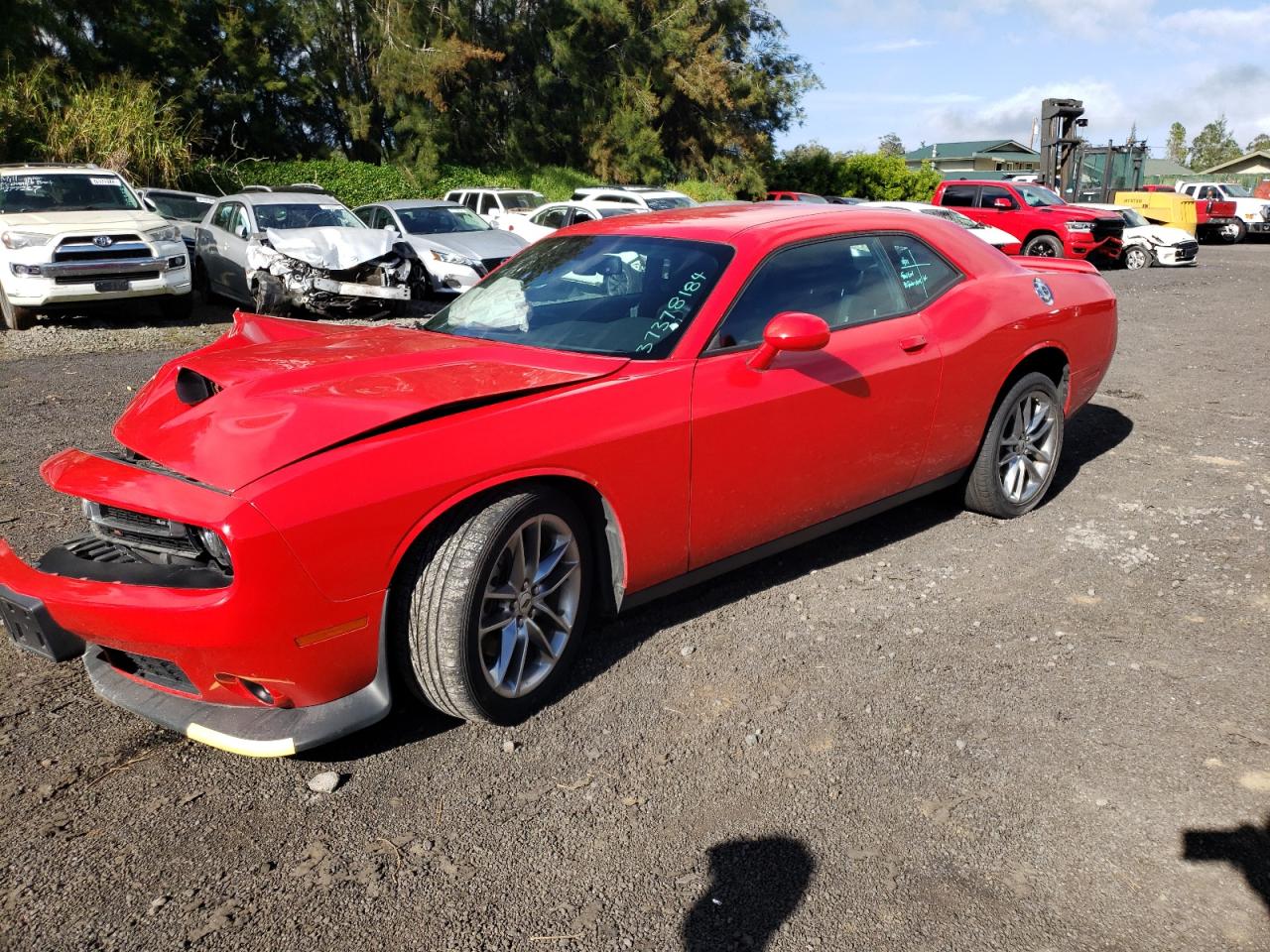 2022 DODGE CHALLENGER GT VIN:2C3CDZKG3NH125307