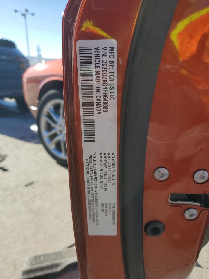 2023 DODGE CHALLENGER GT VIN:2C3CDZKG4PH649083