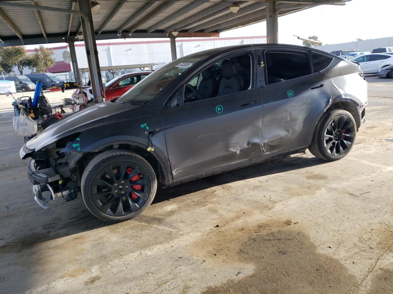 2022 TESLA MODEL Y  VIN:7SAYGDEE5NF552003