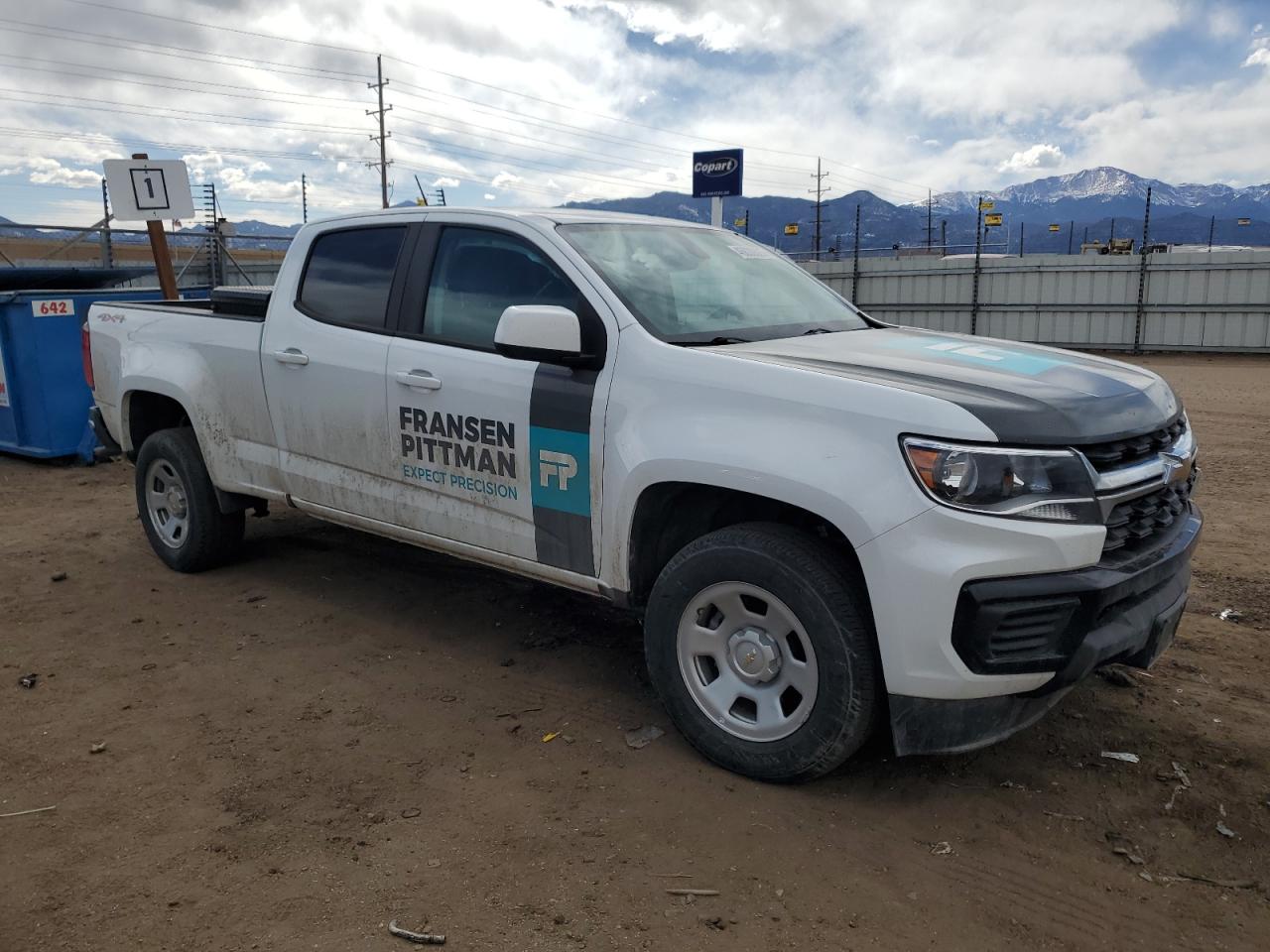 2022 CHEVROLET COLORADO  VIN:1GCGTBEN0N1120839