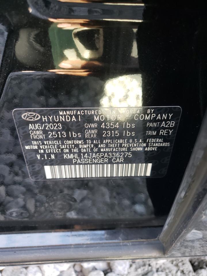 2023 HYUNDAI SONATA SEL VIN:KMHL14JA6PA336275