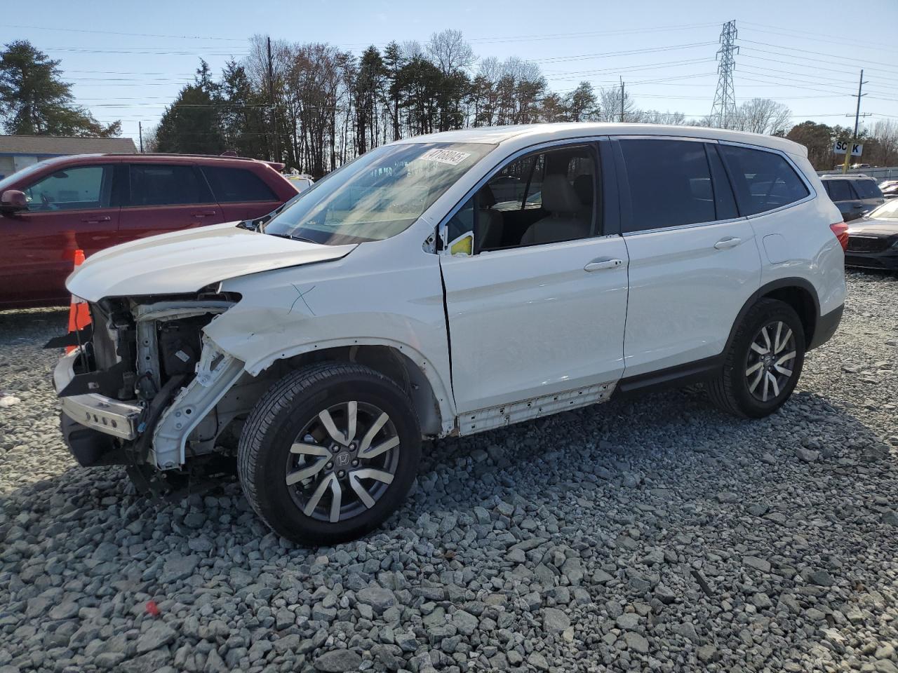 2022 HONDA PILOT EXL VIN:5FNYF5H59NB016074