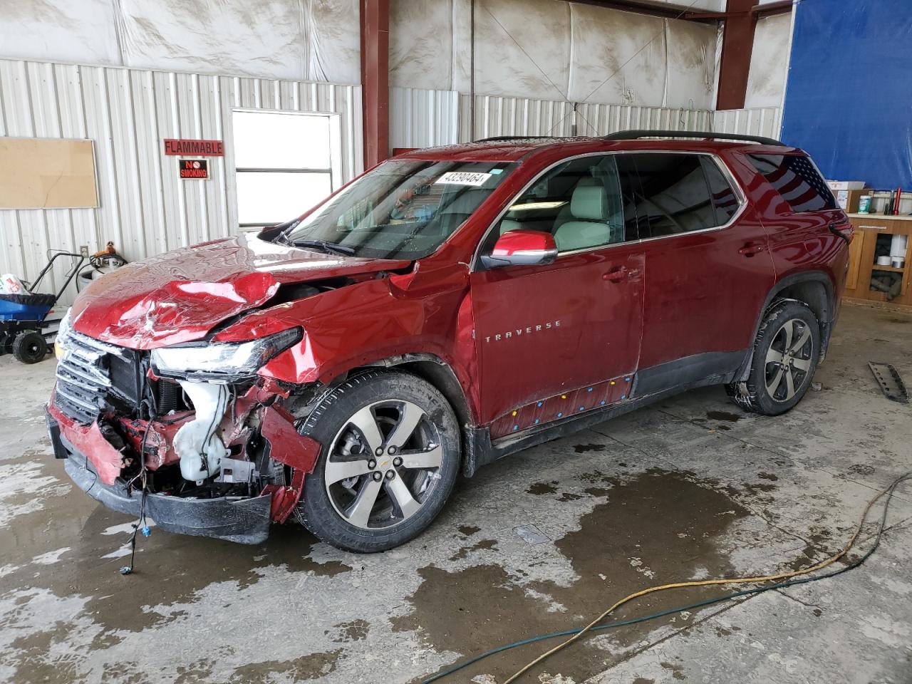 2022 CHEVROLET TRAVERSE LT VIN:1GNEVHKW6NJ166247